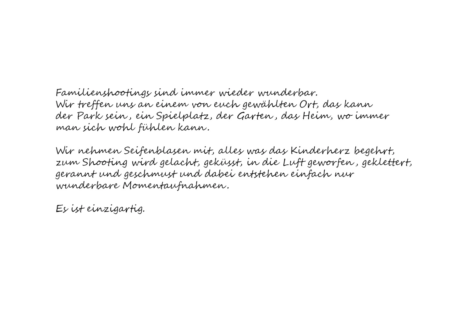 Steffotografie – Fotografie – Familienzeit